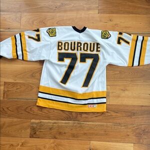 Boston Bruins Ray Bourque #77 Vintage Hockey Jersey